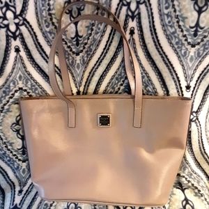 Dooney & Bourke medium tote brown gray